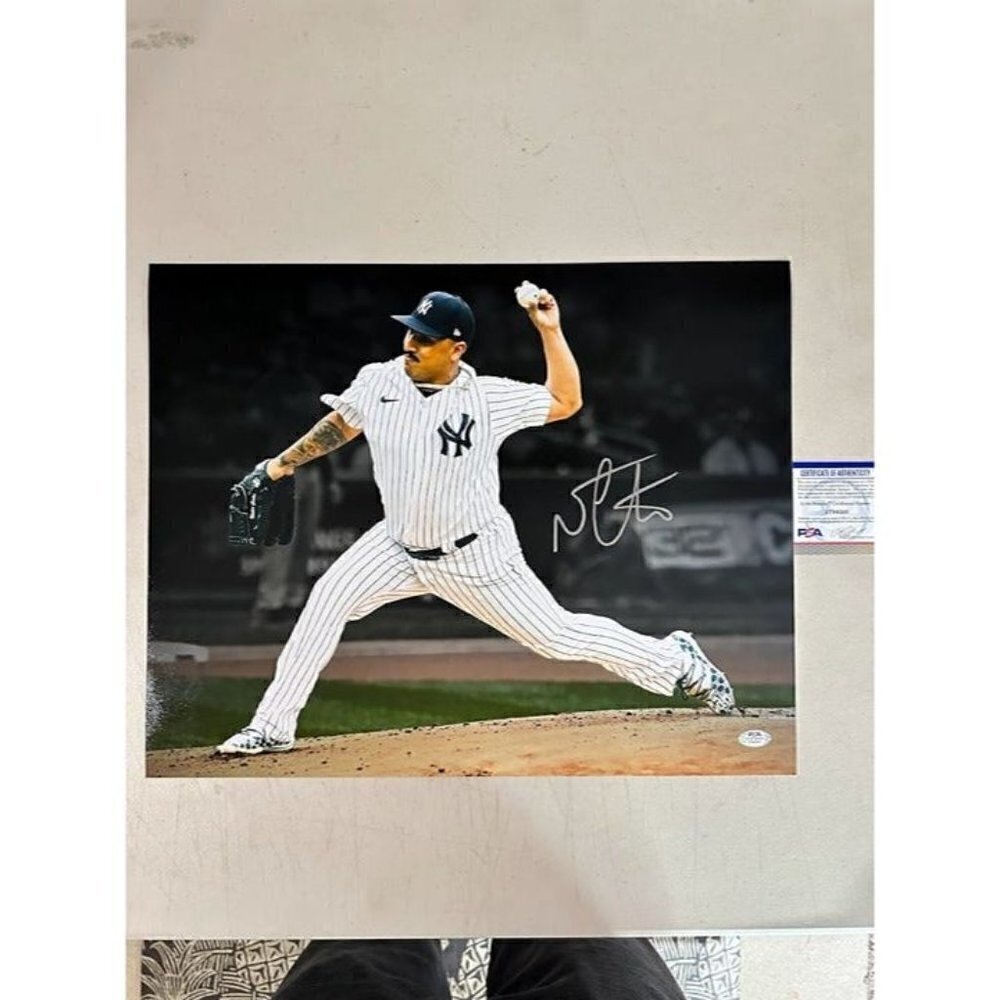 Nestor "Nasty Nestor" Cortes signed autographed New York Yankees 16x20 Photo PSA